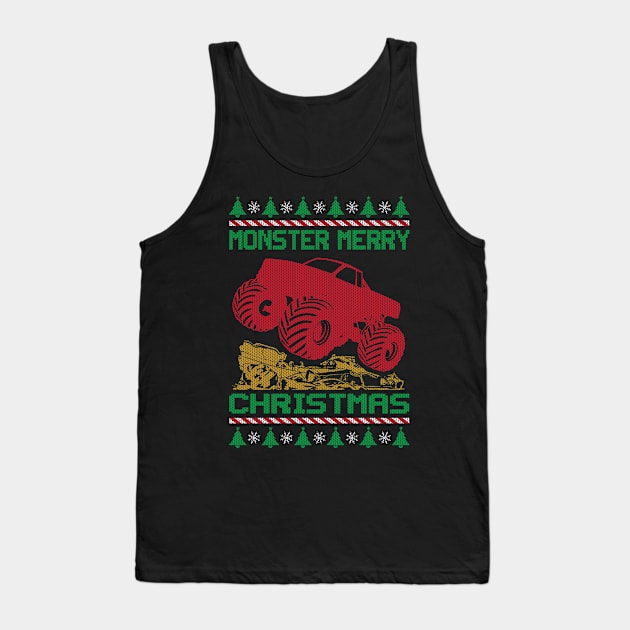 MONSTER MERRY SMASHER Tank Top by OffRoadStyles